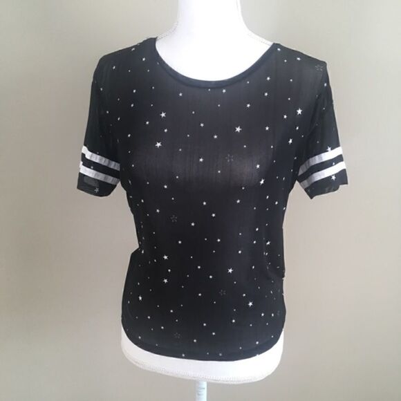 Joe Boxer Sheer Star Tee - Picture 1 of 5